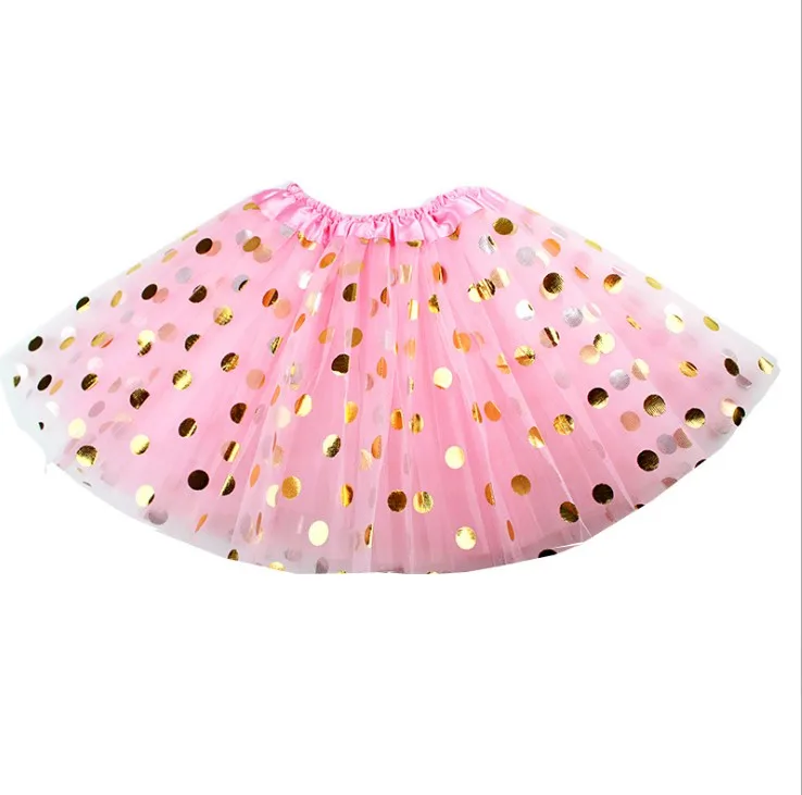 Бальное платье-пачка в горошек для маленьких девочек - Цвет: as picture