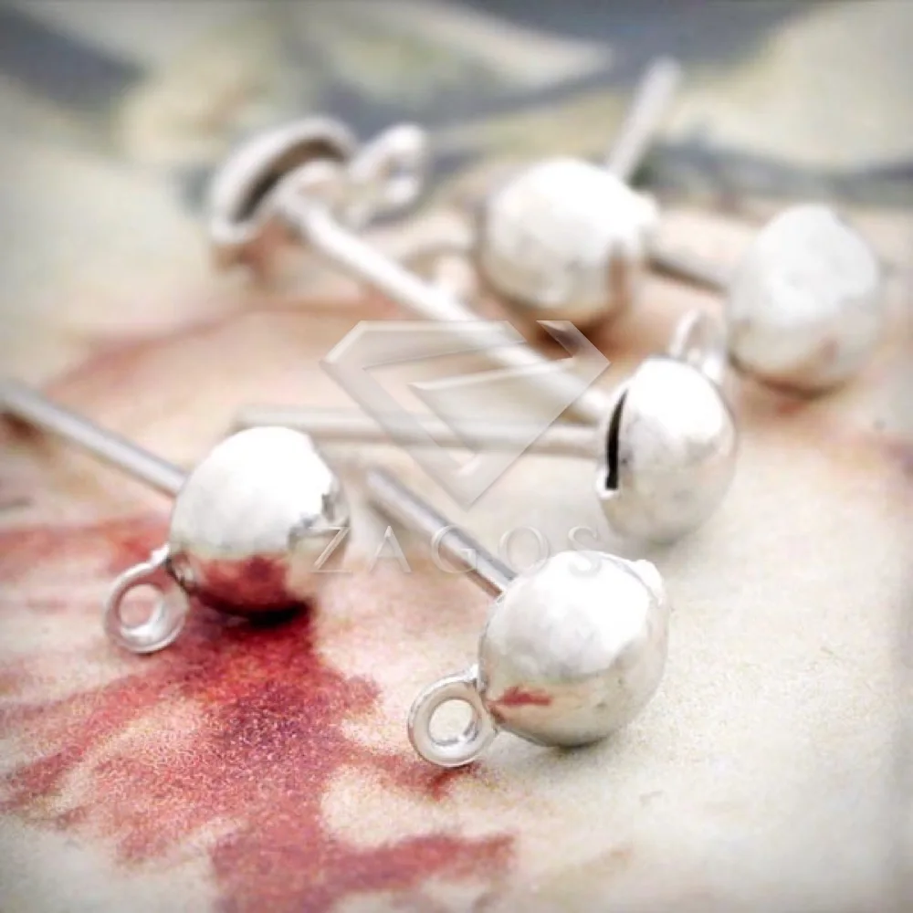 

20g Approx 100Pcs Ear Stud Components Iron 13x4x4mm Earring Findings For Jewelry Making DIY Crafts Wholesale