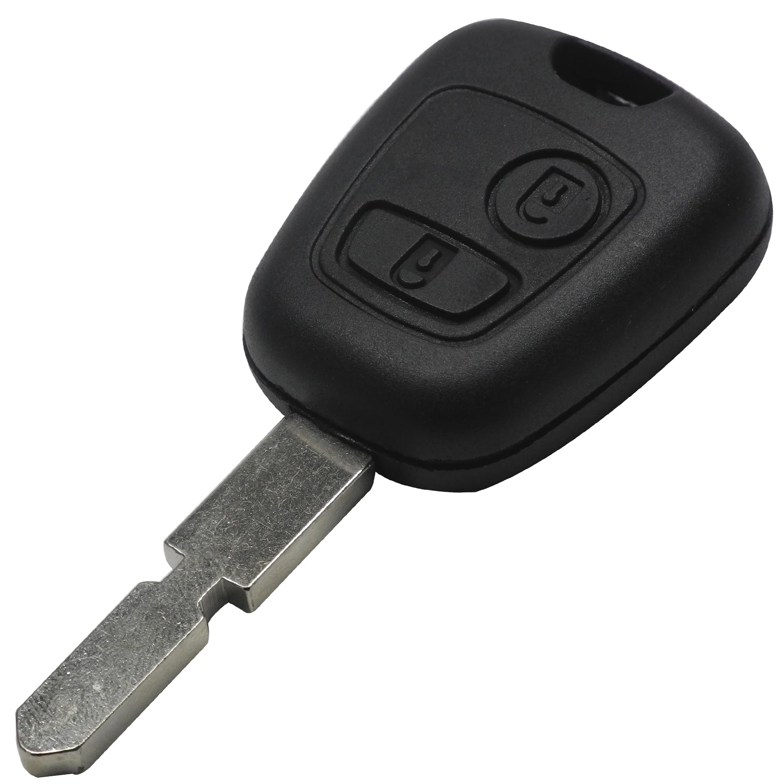 Jingyuqin 2 кнопки дистанционного ключа автомобиля брелок чехол для peugeot 206 306 307 107 207 407 сменный Корпус Ключа крышка - Количество кнопок: Ne78