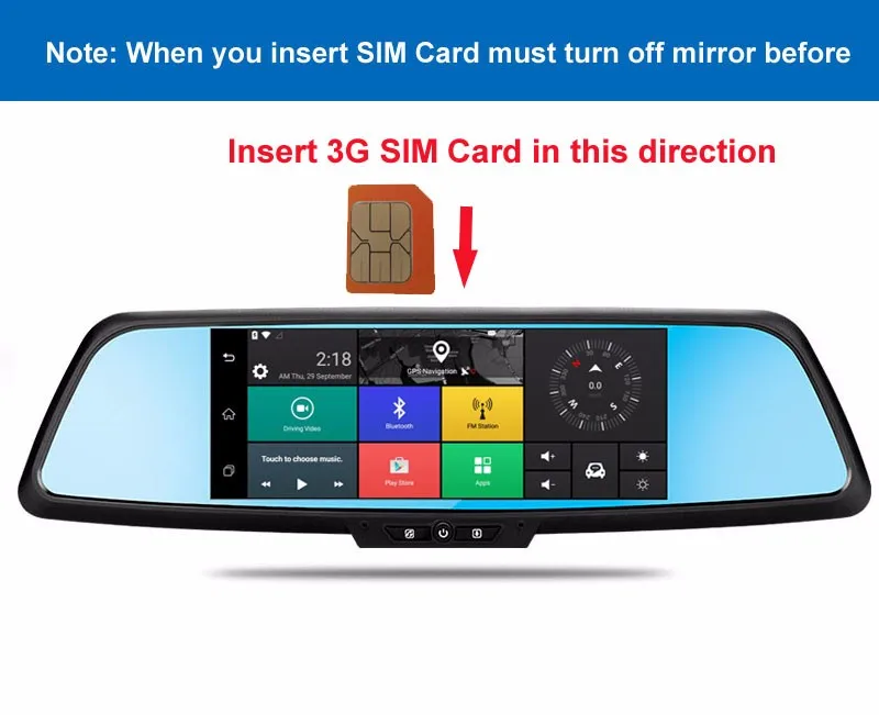 7 Black-Insert SIM Card