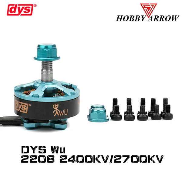 

DYS Samguk Series Wu 2206 2400KV 2700KV 3-4S Brushless Motor CW for RC FPV Racing Drone Multirotor Quadcopter