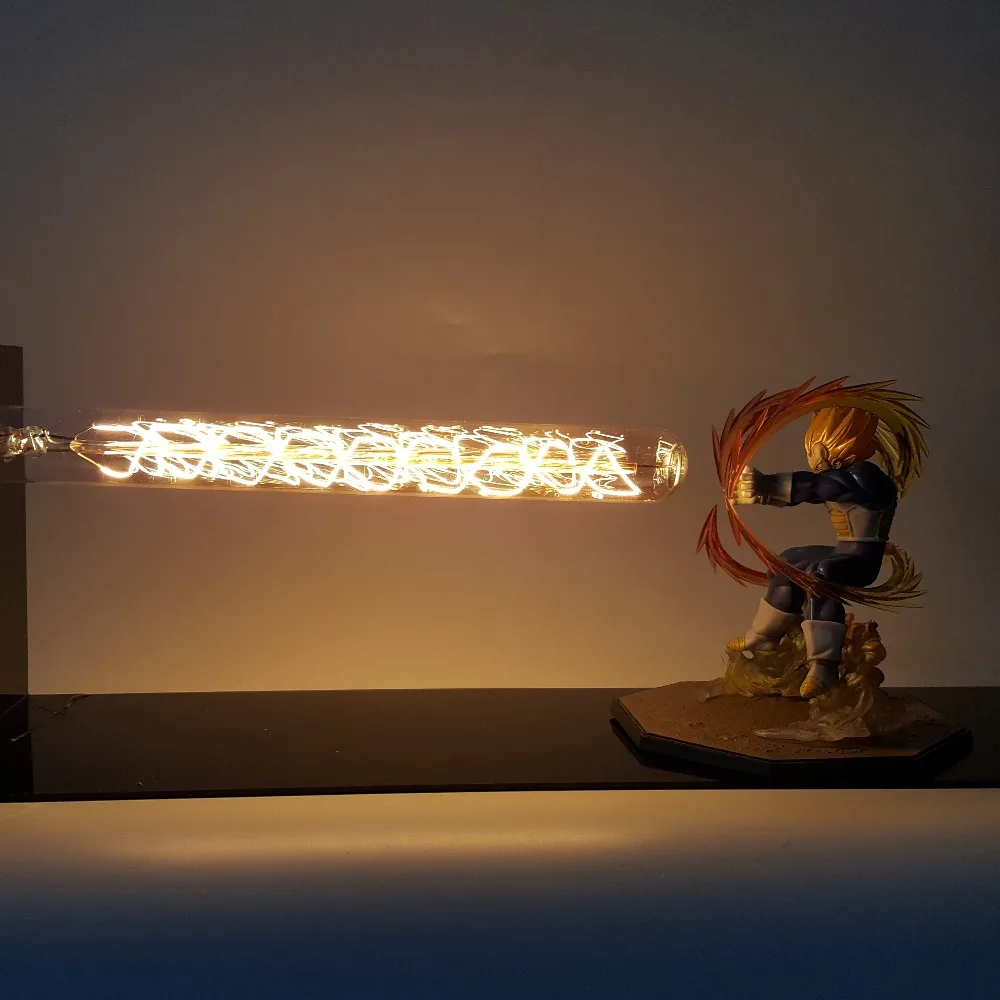 Dragon Ball Z Vegeta Супер Saiyan светодиодный Ночной светильник, лампа Dragon Ball Lampara Son Goku, настольная лампа
