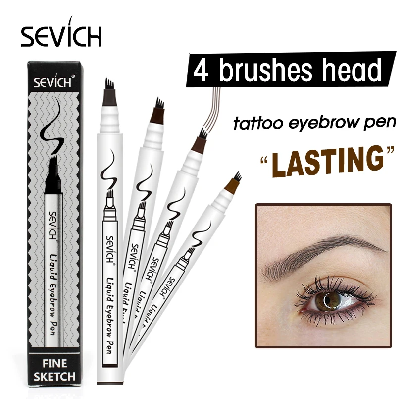 Long-lasting eyebrow pen Natural tatoo pen waterproof eyebrow Enhancer Liquid Eyebrow 4 colors Make up Durable Eye Brow Pencil Long-lasting eyebrow pen Natural tatoo pen waterproof eyebrow Enhancer Liquid Eyebrow 4 colors Make up Durable Eye Brow Pencil