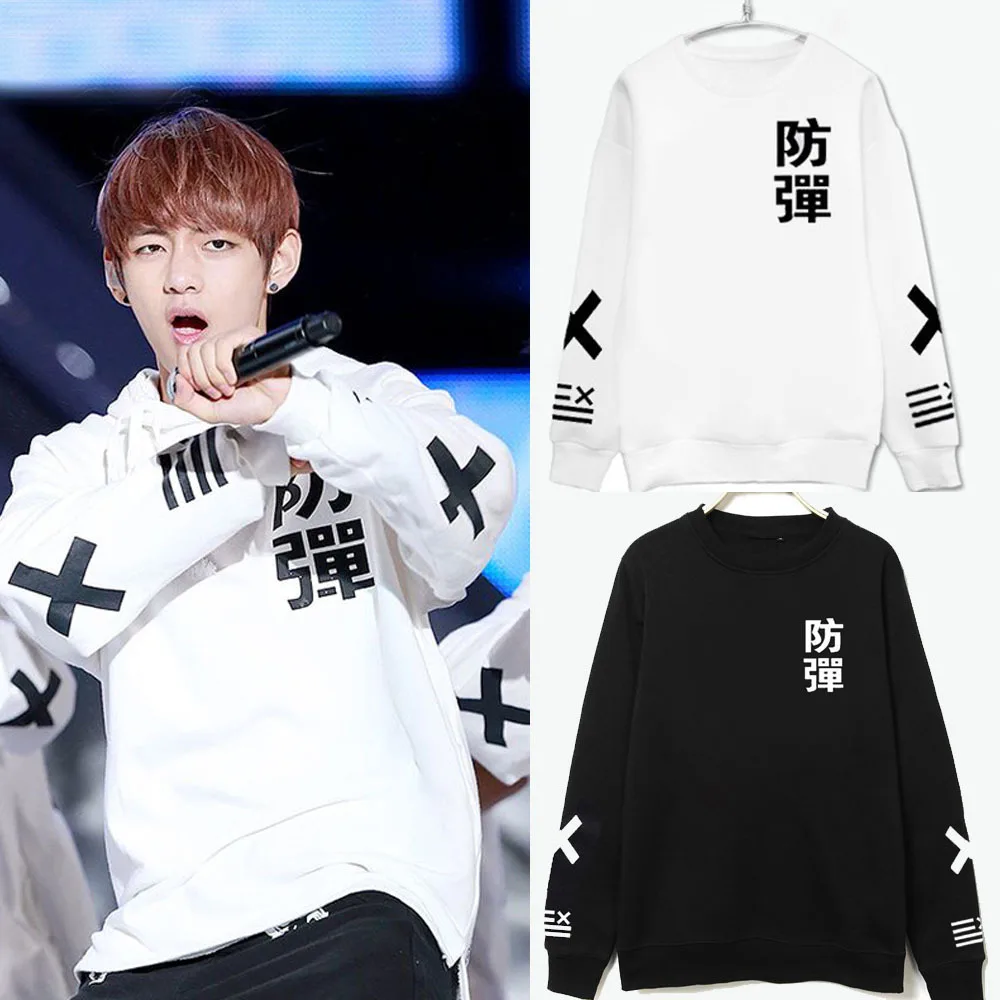 

K-POP Sweatshirts KPOP Brand Men women Hoodie 2019 Bangtan Boys Bulletproof KPOP Bangtan Boys K POP coat harajuku streetwear