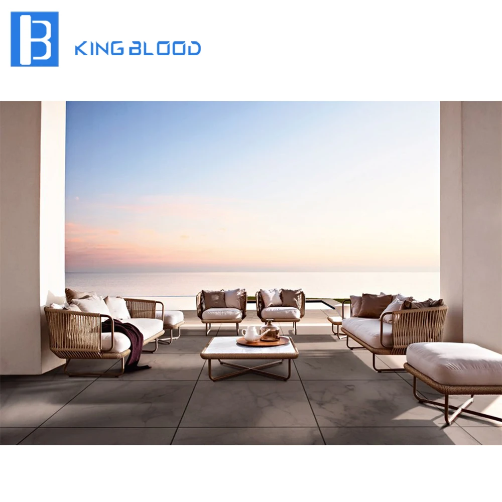 New product Outdoor furniture Aluminum Garden Rope Sofa New product Outdoor furniture Aluminum Garden Rope Sofa