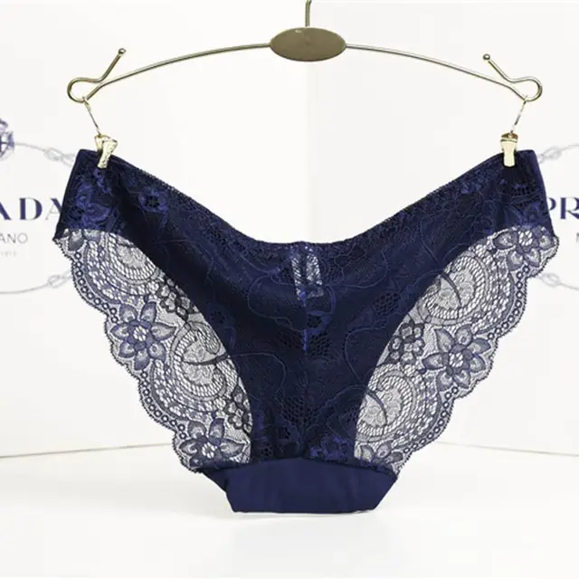 Intimo femminile Womens sexy Lace Panties Seamless Cotton Charming Panty Hollow Briefs Underwear