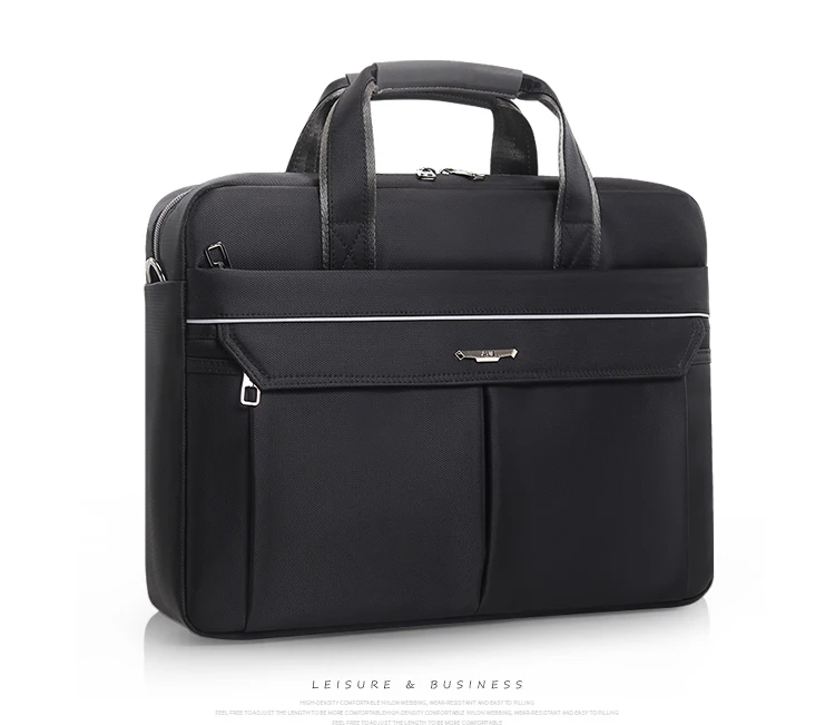 Фирменный высококачественный деловой мужской портфель 15,6 дюймов, сумка для ноутбука, Повседневная сумка-мессенджер на плечо, Офисная мужская сумка, модная