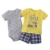 2018 Oferta Especial de Varejo Crianças Para Bebes Meninas Conjuntos de Roupas de Verão, caca Do Bebê (body + short + bodysuit) 3 pcs Set, baleia Patter