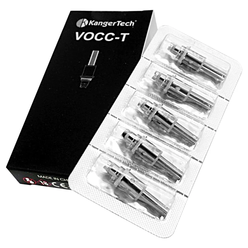 Запасная катушка KangerTech VOCC-T NiCr 1 8 Ом 5 шт. для Kanger TOPTANK EVOD &amp EMOW | Электроника