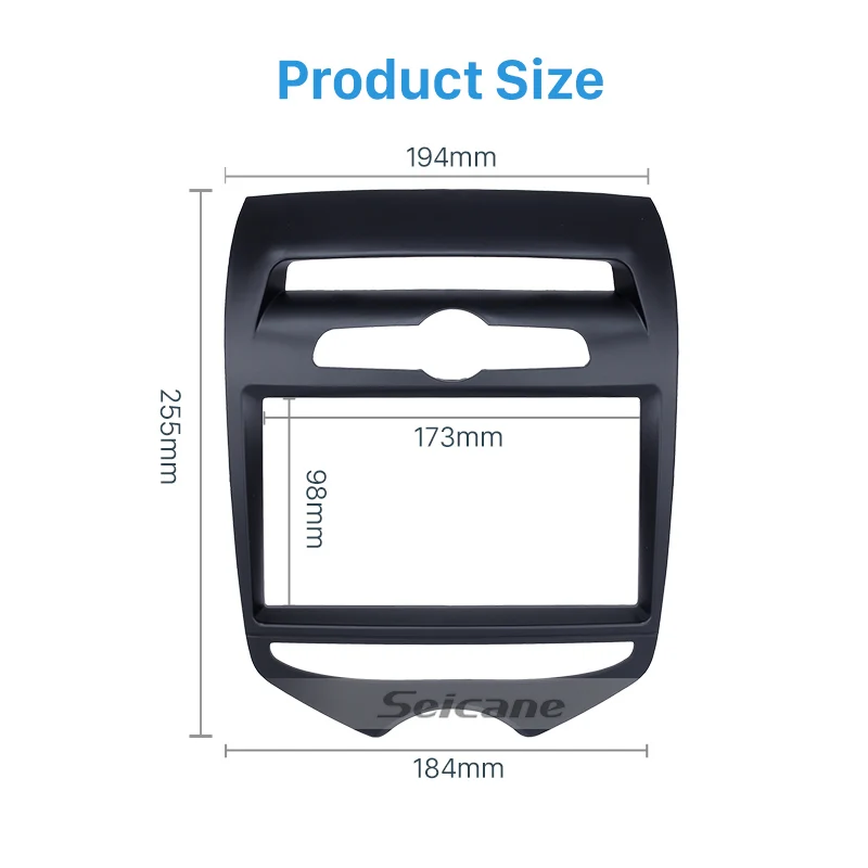 Seicane черный 2Din автомобиля радио фасции рамка DVD панель приборной панели для 2012 hyundai IX20 с ручным AC