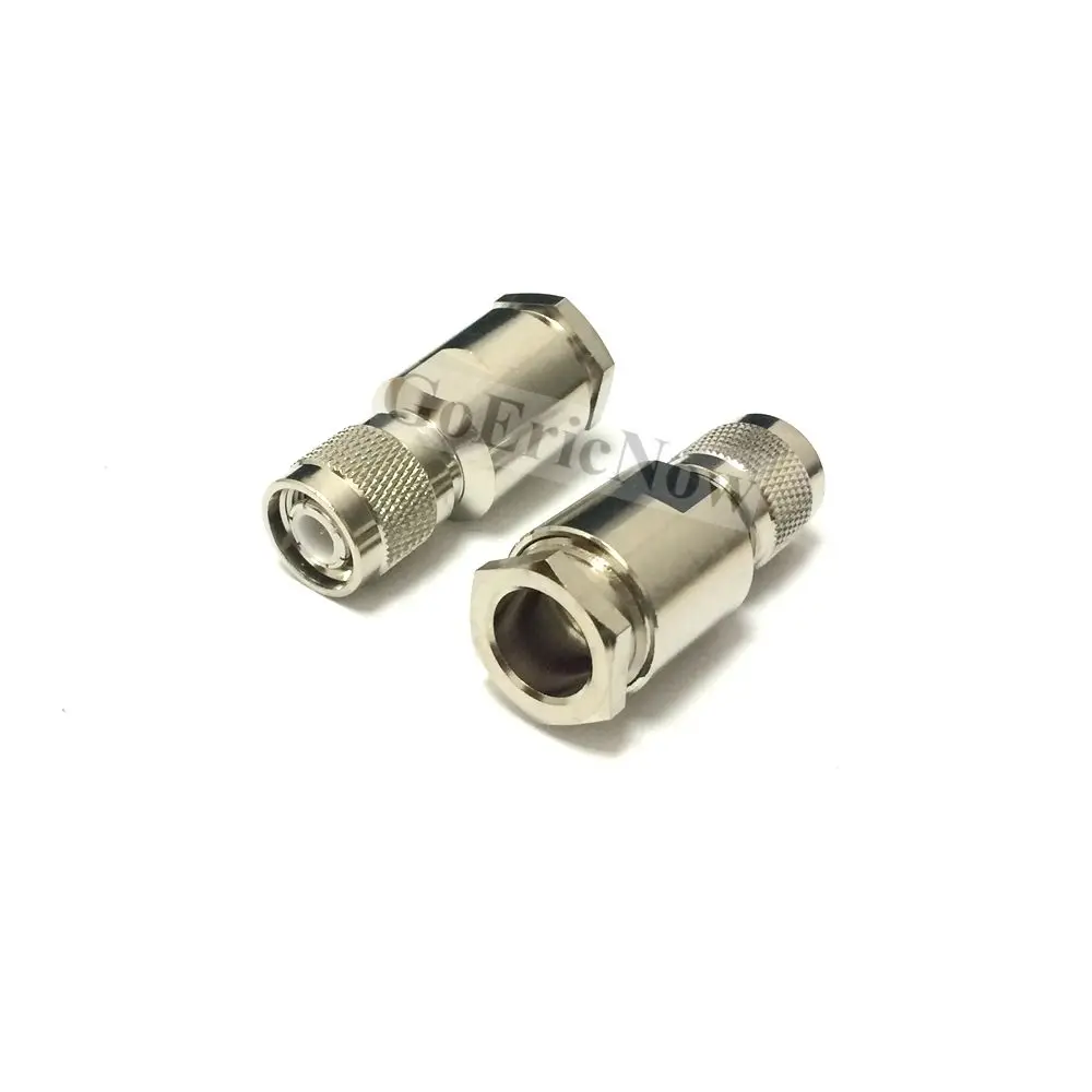 

5 pcs RF Coaxial 50ohm TNC Male for RG8 RG213 RG214 Cable Connector Plug