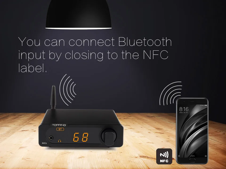 TOPPING MX3 Многофункциональный Bluetooth цифровой Hifi усилитель 40 Вт* 2 USB коаксиальный волоконный декодер усилители для наушников усилитель NFC