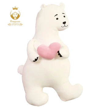 

Ins Nordic Wind Polar Bear Plush Toy, Cute Polar Bear Plush Filled Pillow, Kid Toy, Sleeping Pillow, Home Decor