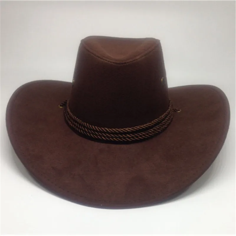 

2018 Western Cowboy Hat Hand Made Beach Felt Sunhats Party Cap For Man Woman Cowboy Hat Unisex Hollow Western Hats Gift AD0038