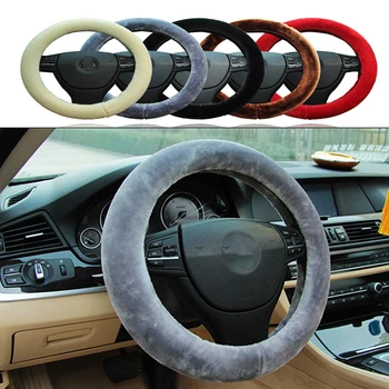 

Non-slip Car Styling Steering Wheel Cover For Hyundai Solaris Tucson 2016 I30 IX35 I20 Accent Santa Fe Citroen C4 C5 C3 C2