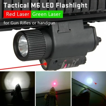 WIPSON Quick Release 5 мВт Мощный Тактический M6 красный точечный лазерный прицел набор для винтовки пистолет съемка светодиодный комбинированный фонарь прицел