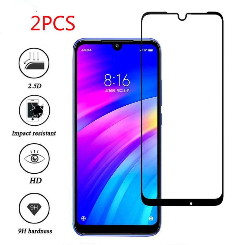 

2PCS Full Cover Protection Tempered Glass For Xiaomi Mi 9 SE 8 Lite Max 2 3 F1 Play 5X 6X A1 A2 Screen Protective Glass Film