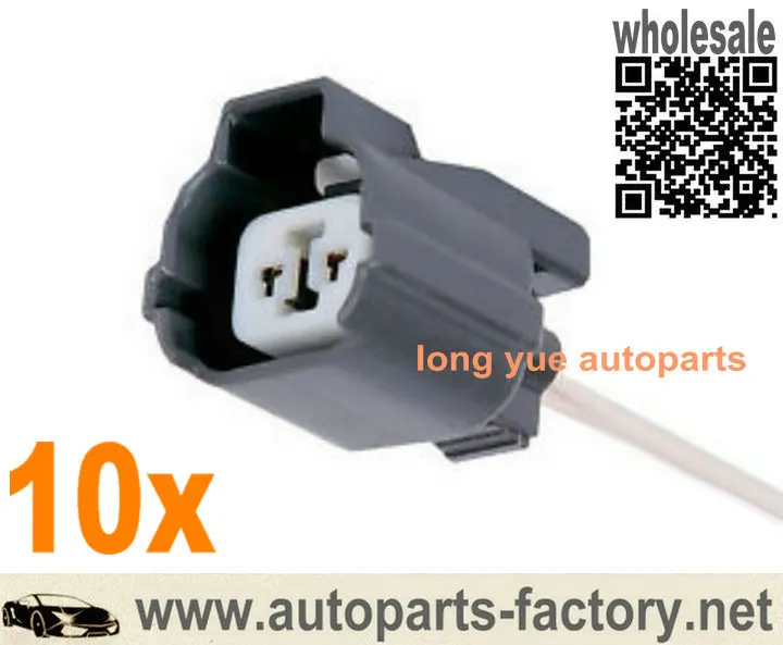 

longyue 10pcs 2 Way Female ACDelco PT1697 Front Wheel Plugs Vehicle Speed Sensor Connector Pigtail 12"