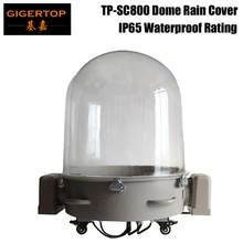 Gigertop TP-SC800 уличный большого размера движущийся головной свет дождевик прозрачный мягкий пластиковый купол 3 Pin DMX кабель Многофункциональный