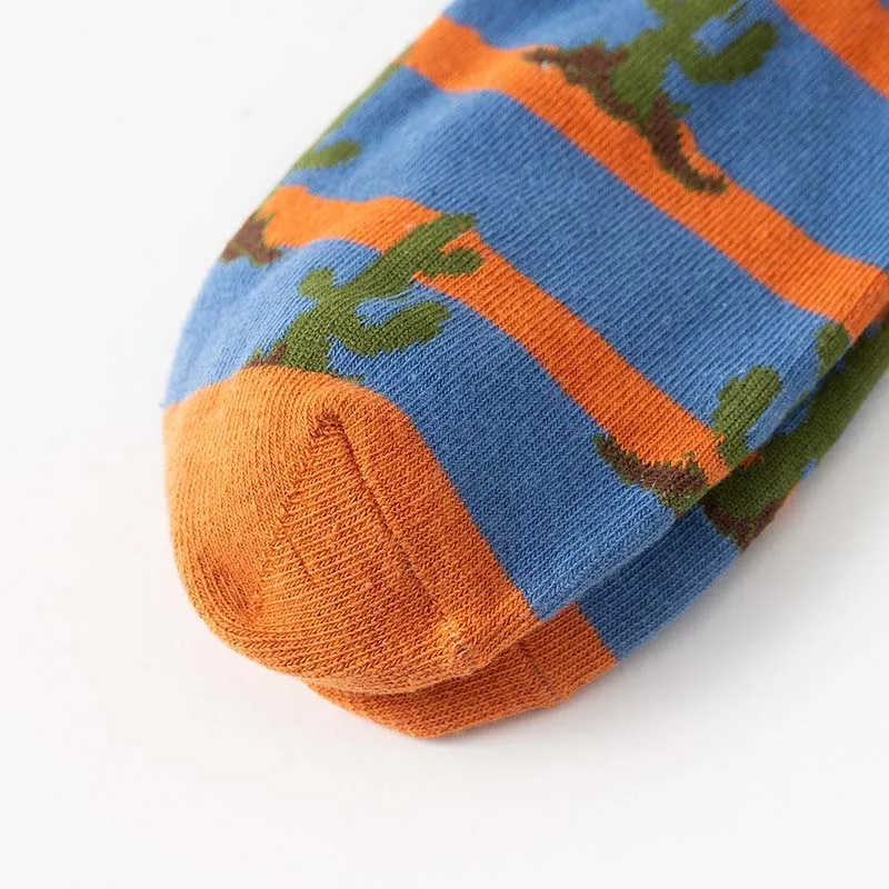 [EIOISAPRA] носки для пар креативные повседневные причудливые стильные женские носки Harajuku морковь яйцо неправильный узор счастливые носки