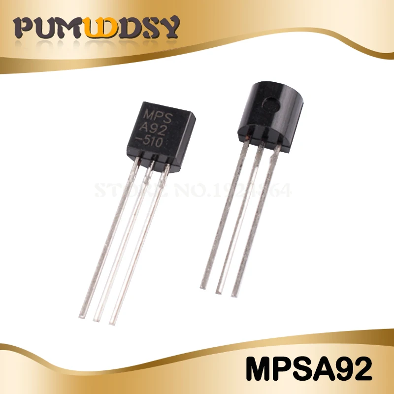 100 шт. MPSA42 MPSA13 MPSA92 MPSA18 Z0103MA Z0607MA BT169D BT131-600 A42 A13 A92 0103MA Z0103 Z0607 0607MA 131-600 транзисторы IC - Цвет: MPSA92