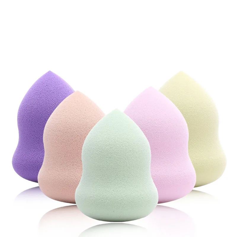 Модные пуховки микропейзаж карамельного цвета для девочек, объемные пышные косметические инструменты для макияжа