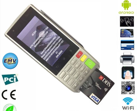 Беспроводная терминальная Поддержка POS с магнитной картой/смарт картой IC и NFC|pos