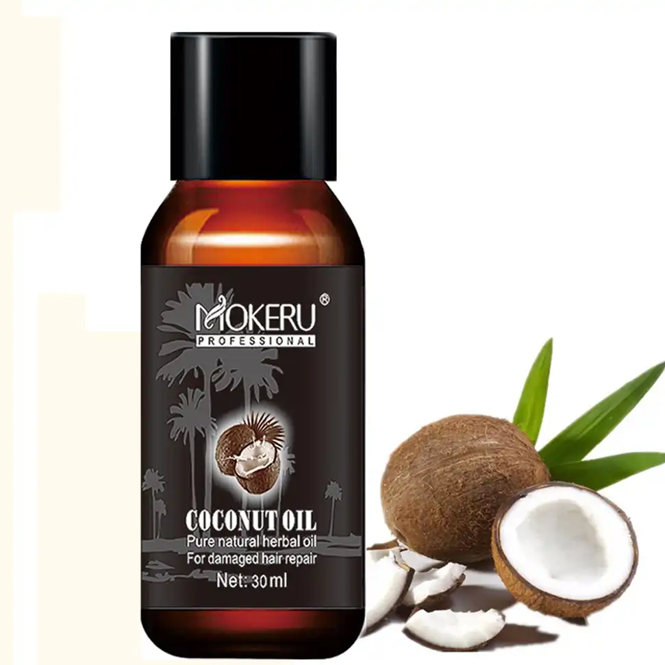 Mokeru 2pc Lot 30ml Organic Coconut Oil Hair Food Repairing