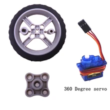 SG90 комплект питания 9G 360 градусов сервопривод непрерывного вращения с сервоприводом DIY Kit