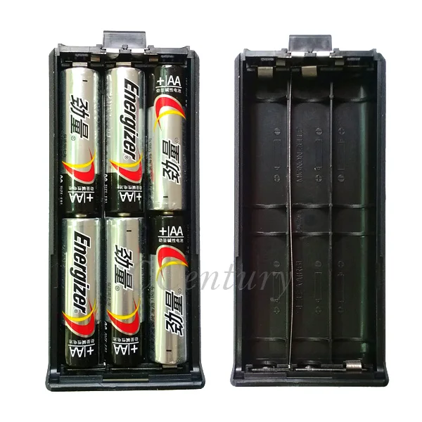 

XQF 2Pcs Battery Case Pack Shell for 3800mAh Baofeng CB Radio UV 5R UV-5RE Plus UV-8HX Walkie Talkie Accessories