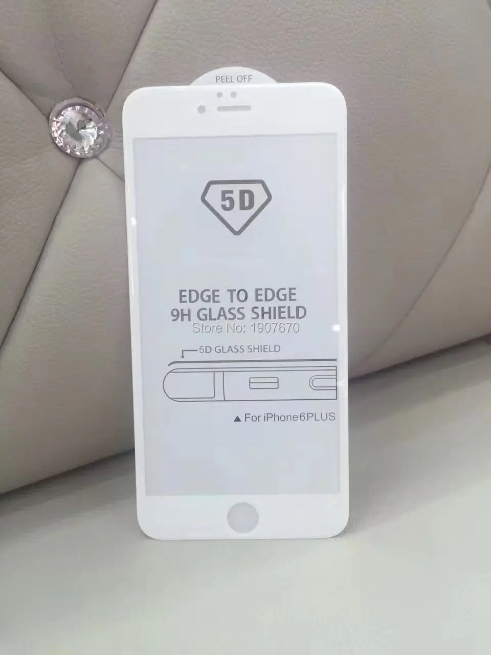 Новинка 5D полное покрытие стеклянная пленка для iphone 7 6 6s plus Полное стекло 4D