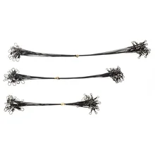 20 шт./лот Леска провода Лидер палантин с поворотным разъемом приманки Tracer аксессуар