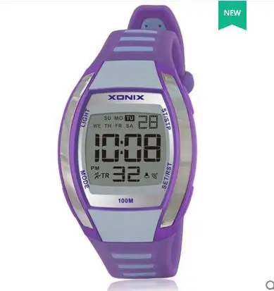Digital com Led Relógio de Movimento Impermeável à Prova D’água para Natação Relógio Esportivo Feminino Japonês Mergulhador 100m