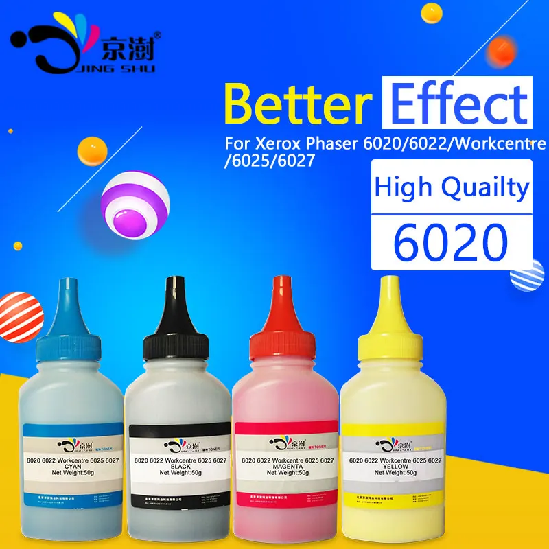 Compatible refill color toner powder for Xerox Phaser 6020 6022 6010