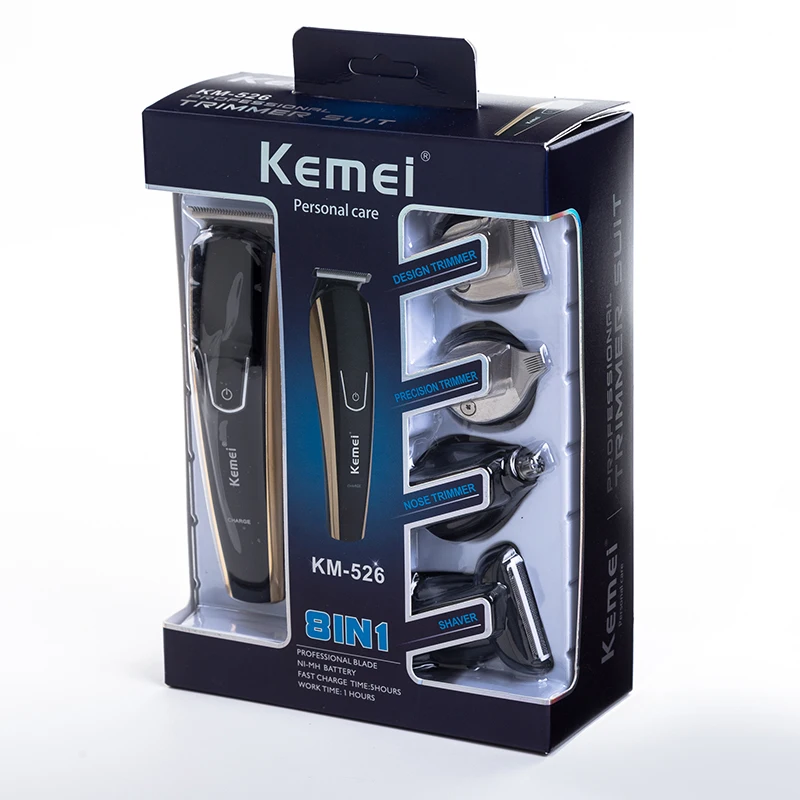 100-240 В kemei 5 в 1 триммер для волос титановая машинка для стрижки электробритва для мужчин Инструменты для укладки станок для бритья для парикмахерской бритвы для бороды