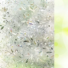 90*200 см Тюльпан Цветок 3D статические цепляться декоративные приватность Выгравированная стеклянная оконная пленка винил без клея статические декоративные пленки