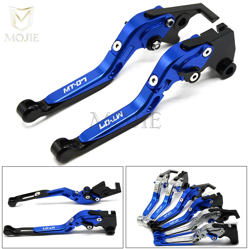 MT 07 Lever Motorcycle Levers Adjustable Folding Brake Clutch Levers