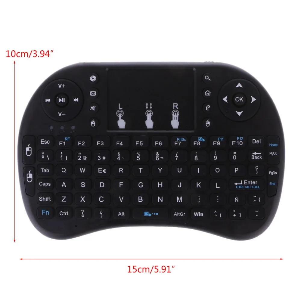Русская Беспроводная клавиатура i8 2 4 ГГц Air Mouse тачпад для Android TV BOX PC|Клавиатуры| |