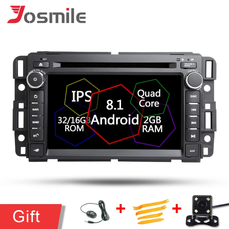 

Quad Core Android 8.1 Car DVD Multimedia Player For Chevrolet Tahoe Traverse BUICK Enclave GMC HUMMER GPS Canbus BT Radio TPMS