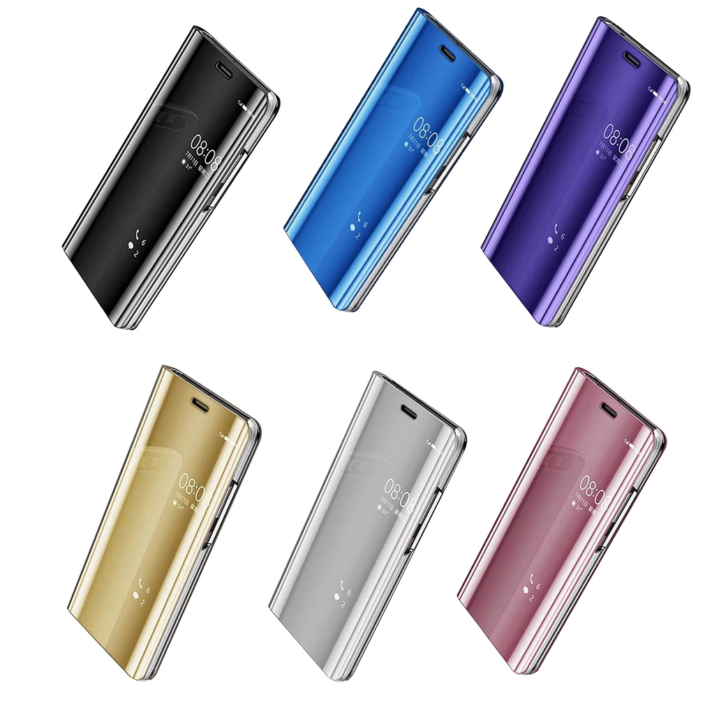 لهواوي P9 P9plus P9lite P10 P10plus P10lite تصفيح مرآة الهاتف المحمول حالة الغطاء PC + بو الهاتف حامي الخلفي قذيفة