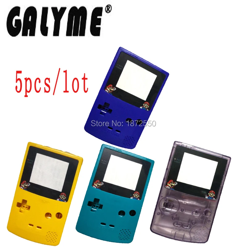 5 шт./лот Galyme пластиковый корпус объектив для игровой консоли GameboyColor GBO DMG