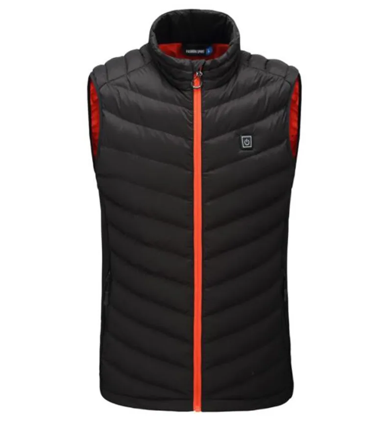 

New Motorcycle Jacket Intelligent Heating Jacket USB Electric Battery Heated Heat Outdoor Hiking Sking Vest Coats Body Warmer