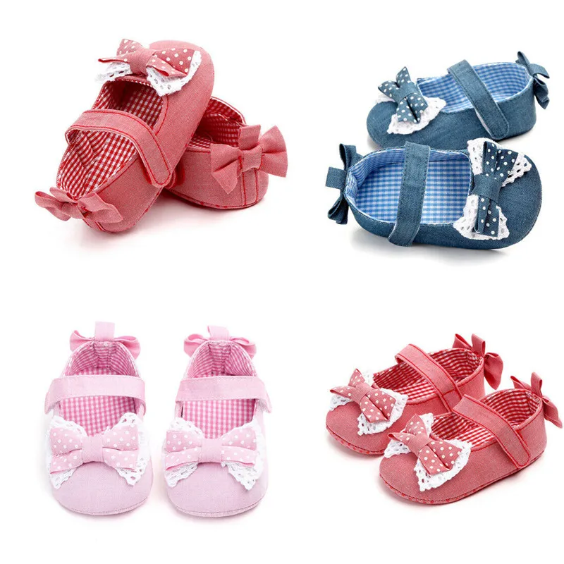 baby girl soft sole trainers