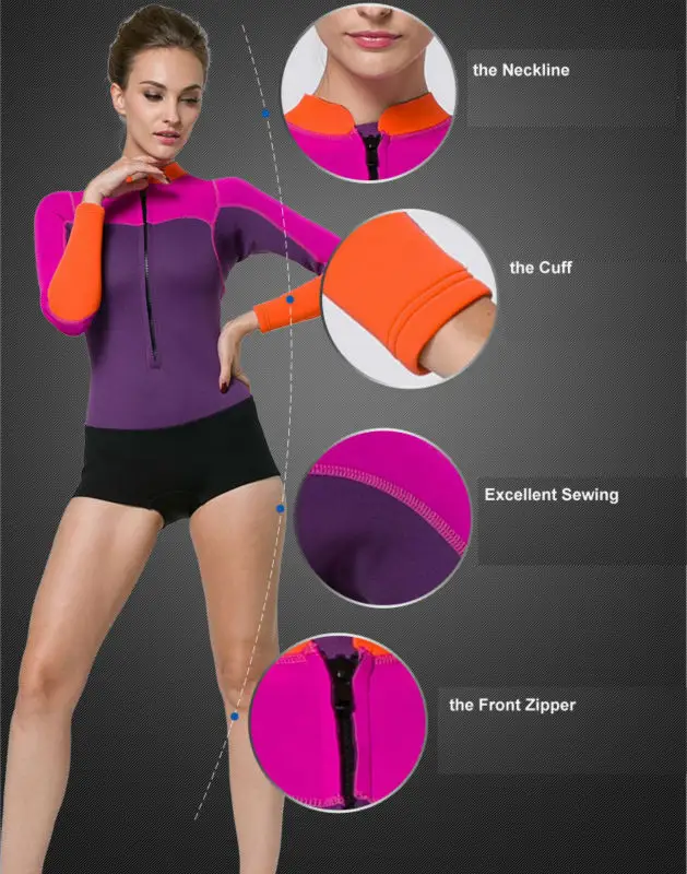 1-Wetsuit-Wet-Suits-2mm-Front-Zipper-Womens-Wetsuits-Sexy-Design