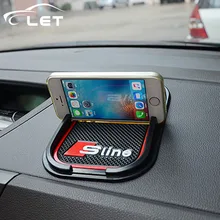 Super Sticky Pad antiscivolo Zerbino per Auto GPS Del Telefono Nero AUDI Q5 Q7 A1 A3 A4 A5 A6 tutte le Serie Auto Accessori Interni Car Styling