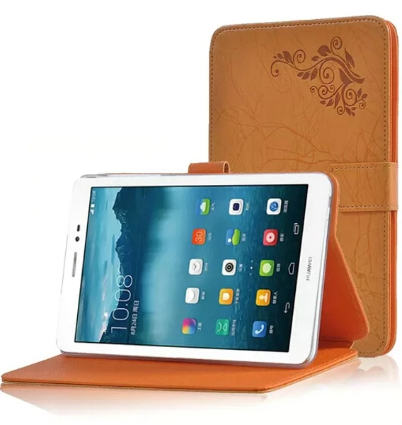 

Ultra Slim Print Pattern Folio Stand Prints Flower Leather Case Cover For HuaWei MediaPad T1 8.0 S8-701U S8-701W T1-821W T1-823L