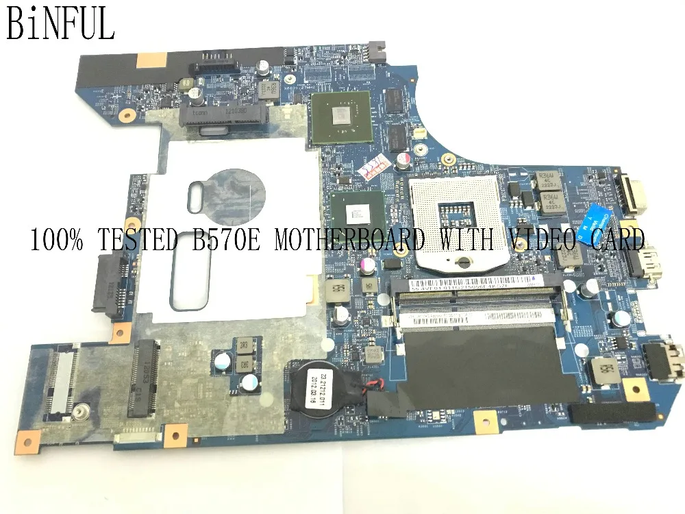Новая материнская плата 48.4PA01.021 для ноутбука LENOVO B570E встроенная видеокарта GT410M 1