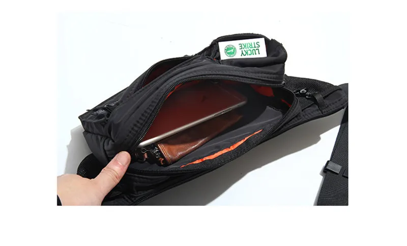 Нейлоновая мужская сумка через плечо, водонепроницаемые нагрудные сумки, повседневные многофункциональные сумки-мессенджеры на плечо, многофункциональные поясные сумки