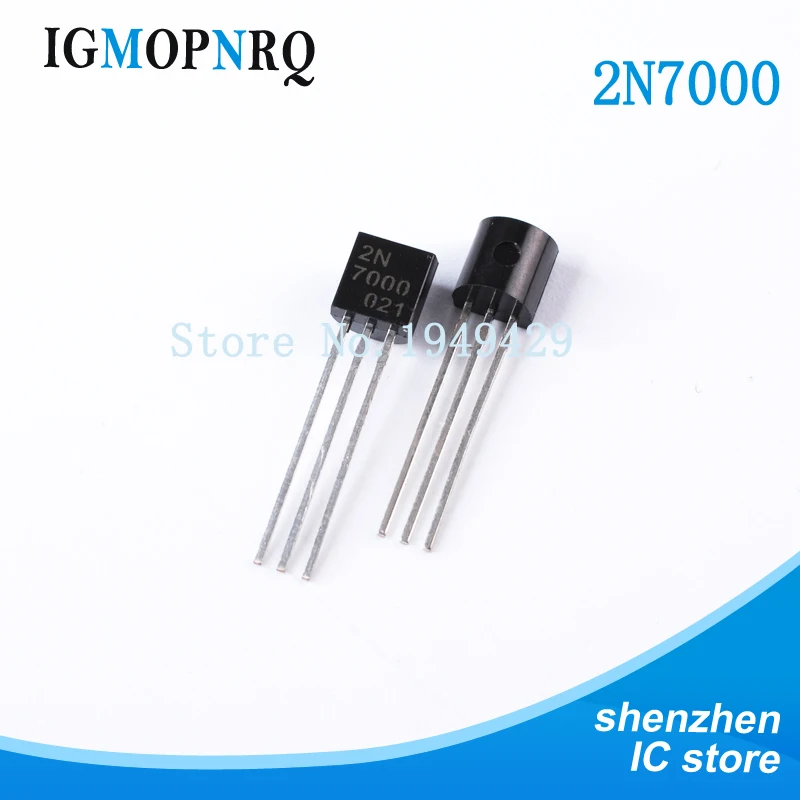 50 шт. 2N7000 TO92 MOSFET N CHANNEL 60 в 200 мА Новая быстрая доставка|n-channel mosfet| |