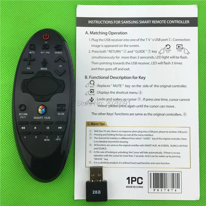 Пульт дистанционного управления подходит для samsung tv BN59 01185D 01184D 01182D 01181D BN94 07469A